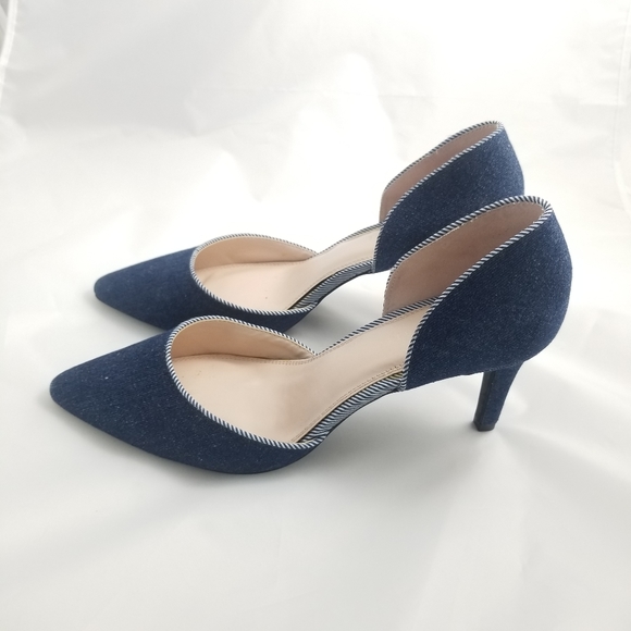 Kelly & Katie Sarsina Denim Pumps Blue 10 - Picture 3 of 9